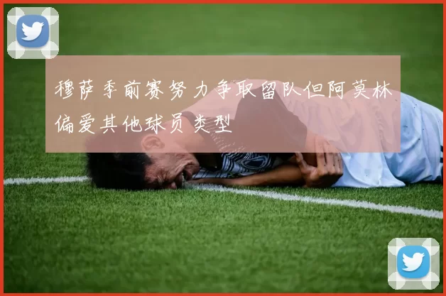 穆萨季前赛努力争取留队但阿莫林偏爱其他球员类型